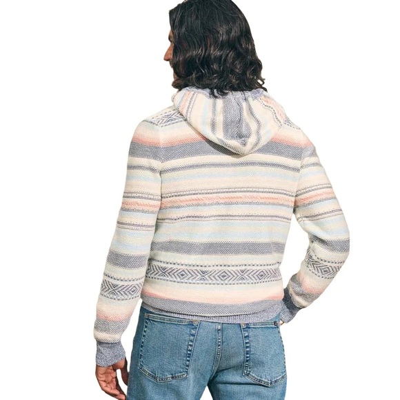 FAHERTY men’s hoodie poncho - Picture 5 of 5